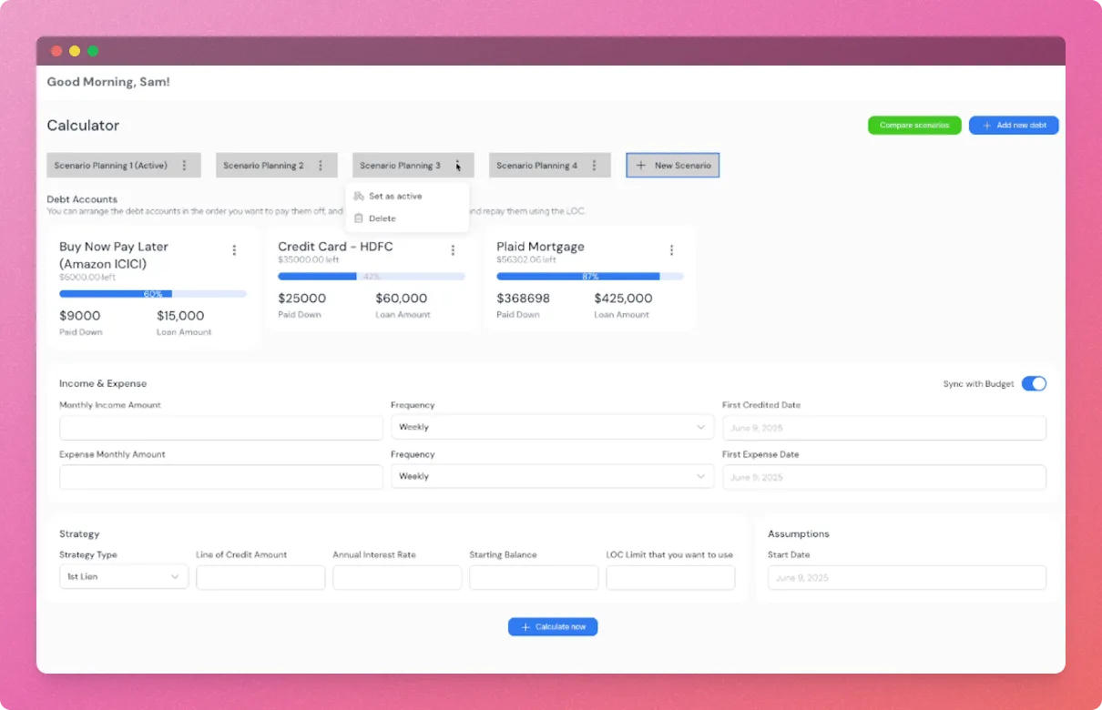 Solvit scenario planning